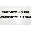2X Denali HD Side Door Tailgate Letter Nameplate Emblem Badge