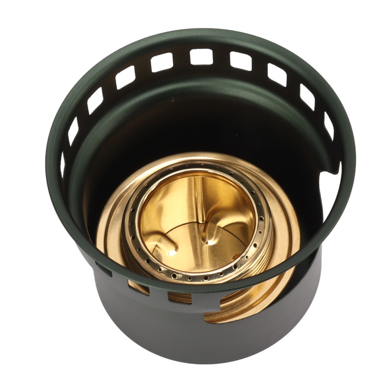 Spirit Burner Copper Windproof Portable Aluminium Alloy Alcohol Backpacking Stove