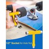 YOUSHARES Skateboard Tool, T-Bone Roller Skate Tool new, Multi T