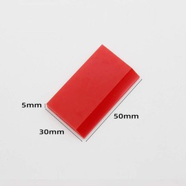 10 Pieces Mini Squeegees Screen Printing Squeegee Rubber Squeegee Screen Printing Tools Screen Stencil Printing Squeegees for Applying Chalk Paste Ink Screen Printing Tools, Red