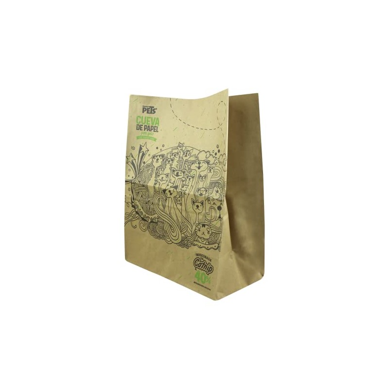 Fancy Pets Cueva de Papel con Catnip para Gato Contiene