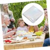 Alipis 3 pcs Iridescent Table Covers Rectangle Tablecloths for Party
