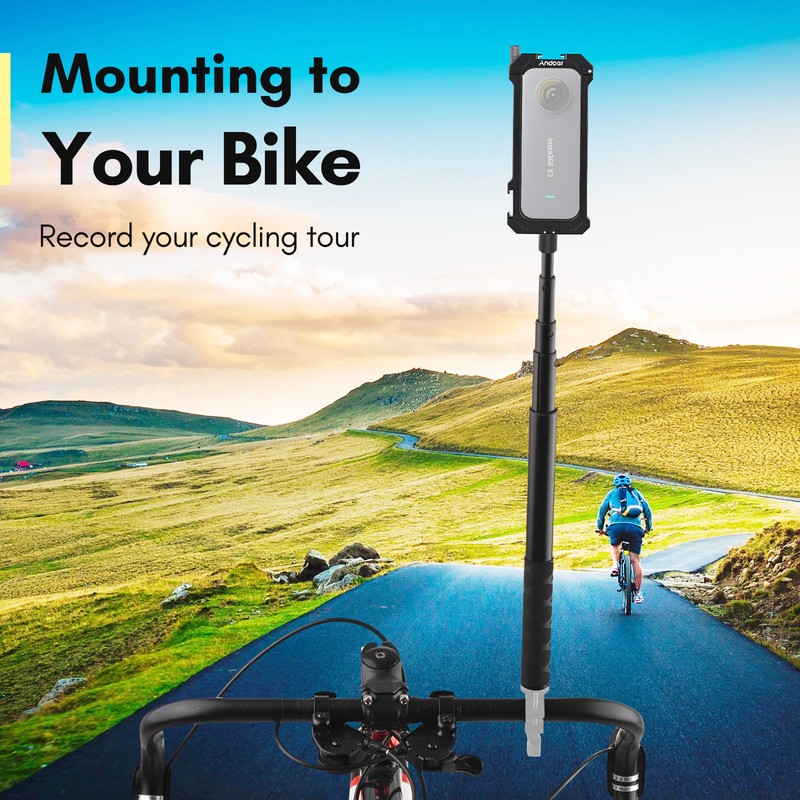 Andoer Camera Video Cage with Dual Cold Shoe Mounts +