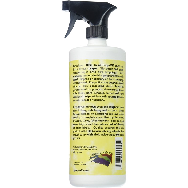 Poop-Off Bird Poop Remover Sprayer, 32 oz