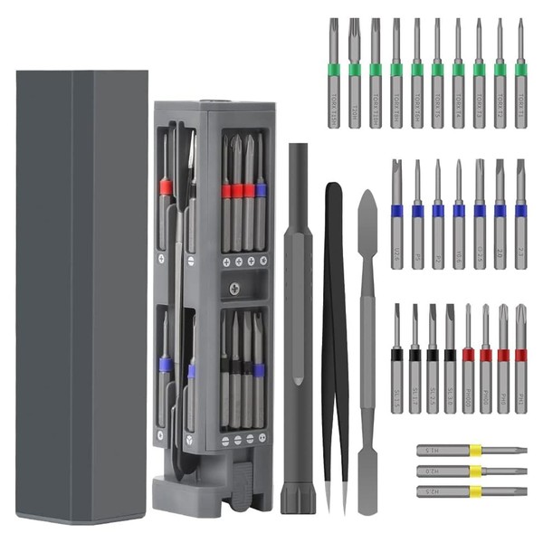 SahncaiTechTrade 31 in 1 Precision Screwdriver Set, Small Magnetic Screwdriver