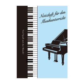 Prima Music Original Lesson Notebook, Black & Blue PRFG-339