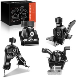 A-Premium 4PCS Engine Motor Mount and Transmission Mount Set Compatible with Pontiac Vibe 2009-2010 & Toyota Corolla Matrix 2009-2013, Automatic Transmission, Replace# 123610T050, 88975613