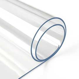 Deep Dream 2.0mm Clear Desk Cover Protector, 40×96 Inch Clear Desk Cover, Clear Desk Mat, Table Cover Tablecloth Protector Rectangle, Table Protector for Dining Room Table