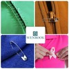 Wenrook 300 Pack Safety Pins Assorted, 4 Different Sizes, Strong
