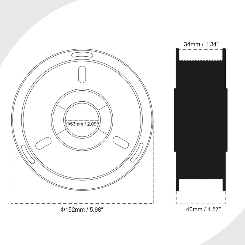 sourcing map 3D Printer Filament 1.75mm TPU Filament Dimensional Accuracy