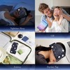 MUSICOZY Soft Sleep Eye Mask – Adjustable Strap, Lightweight for