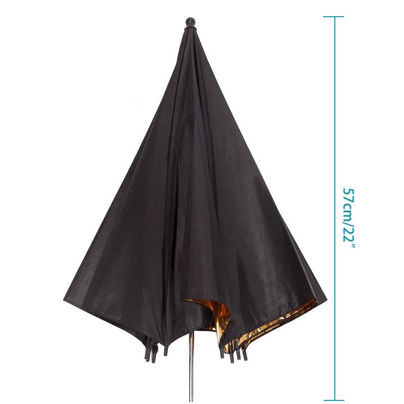 33 inch Black Gold Umbrella Studio Umbrella for Professional Portrait