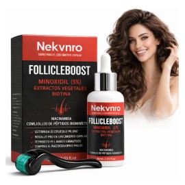 Líquido Para Crecimiento 5% + Biotina Para Barba, Cabello
