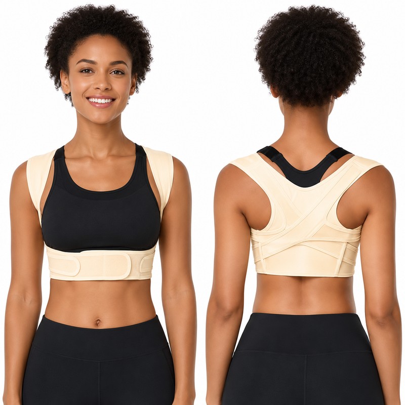 Adjustable Posture Corrector Back Brace for Upper Back Support –