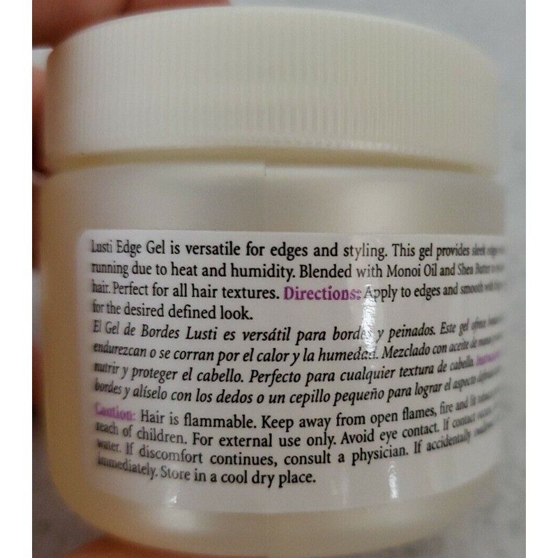 Lusti Shea Butter 2.4oz EDGE GEL Monoi Oil & Shea
