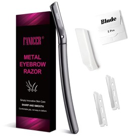 Eyebrow Shaper, Dermaplaning Blades for Face, Eyebrow Razor for Women, Shaver Facial Hair Remover, Exfoliating Dermaplaning Tool, Exfoliating Dermaplaning Tool for Women and Men(Black)