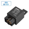 uxcell 2 Pcs Z1507091/4 4 Pin DC 12V 40A Universal