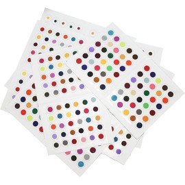 Shashiarts 360pc Multicolor Bindi Bollywood Forehead Stickers Adhesive Body 6 Card of Different Sized Velvet Bindi Round Dot Tattoo Premium Bindi for Women