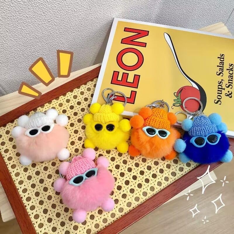 Gift School Monster Plush Keyring Lucky Charm School Courage Pendant