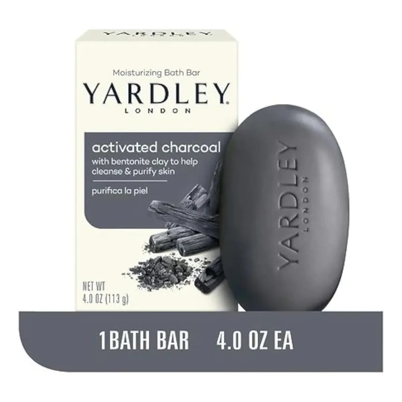 Barra De Jabón De Carbón Activado Yardley De 113 G