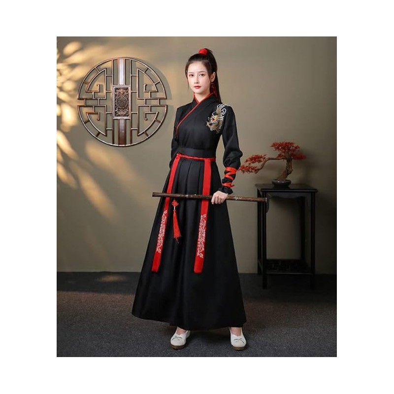 Lady Lazy Unisex Hanbu Cosplay Set, Kimono, Hakama, Kimono, Long,