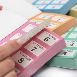 MELICAN Raffle Tickets 1-1000, Assorted Color Ticket Books for Fundraisers, Events, Prizes and Lucky Draws (Yellow)