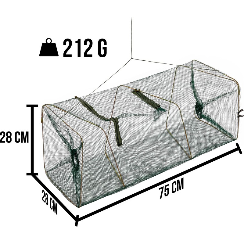 normani Bait Fish Trap Eel Trap with Food Bag 55