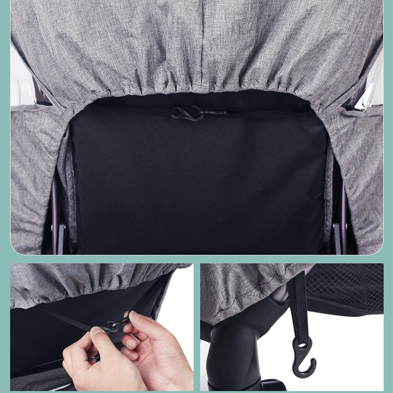 Stroller Rain Cover Baby Travel Weather Shield Universal Stroller Cover