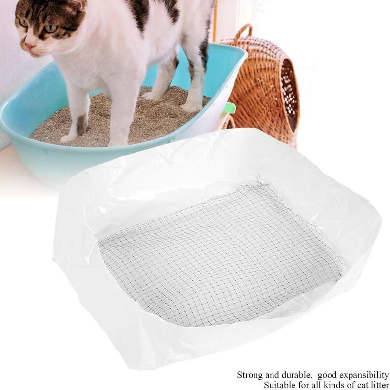 10 Pcs Cat Litter Box Liners Reusable Cat Feces Filter