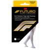 Futuro Anti-Embolism Stockings, Thigh Length Closed Toe, White, Medium, Moderate