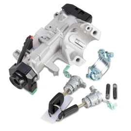 Ignition Switch Assembly & Left/Right Door Compatible with Honda Civic Accord CRV w/ 2 Keys Replace OE# 35100-SDA-A71, 06350-SAA-G30 (No Anti-Theft Module)