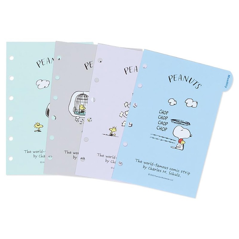 サンリオ(SANRIO) スヌーピー システム手帳用リフィルセット 2024 704385
