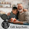Tasoraor Best Grandpa Gift Keyring – Double-Sided Engraving Key Ring