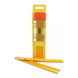 Vaga Lápiz De Grafito Económico Amarillo  N°2 C/12 Piezas