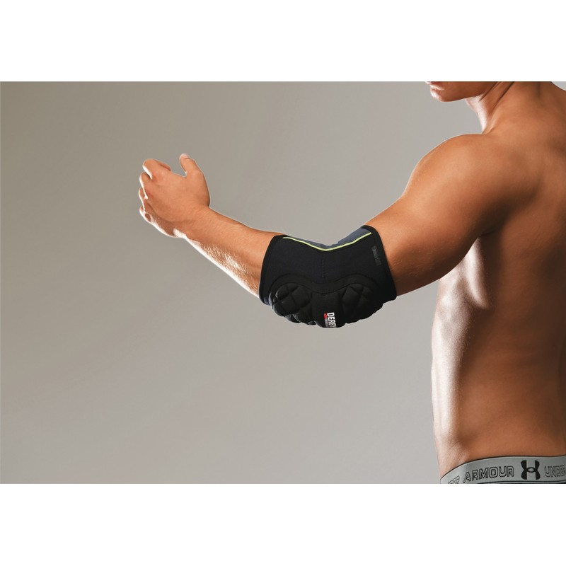 Derbystar Protect Care Handball Elbow Support - XL, Black/Grey/Lime