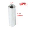 NIDAYE 20 Packs 3/8"-16 Round Rod Coupling Nuts, UNC Threaded