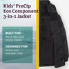 MARMOT Kid's Precip Eco Comp Jacket, Black, Medium