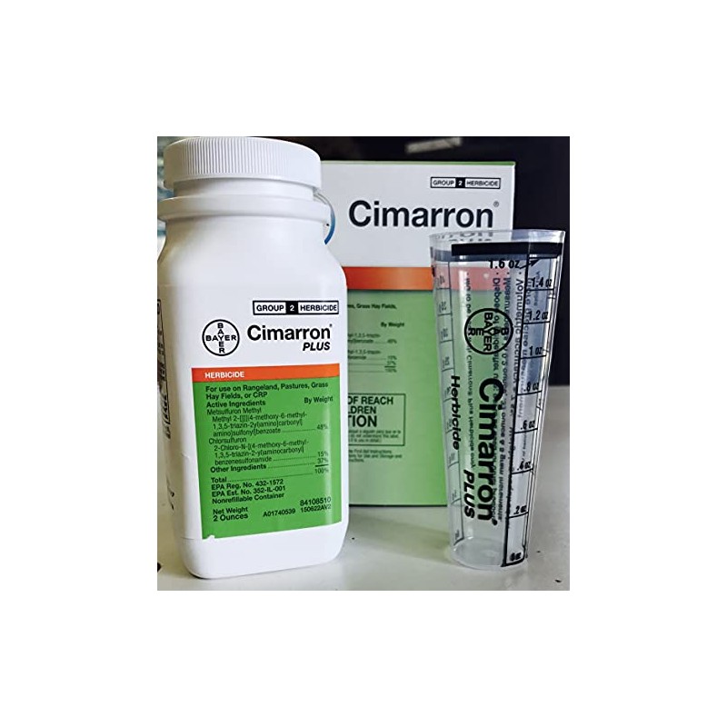Bayer -Cimarron Plus Range and Pasture Herbicide with Metsulfuron Methyl-2