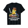 Charcuterie Board Queen Funny Snacks Illustration T-Shirt