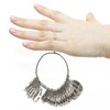 PHYHOO Ring Sizer Measuring Tool Set Metal Finger Sizing Gauge