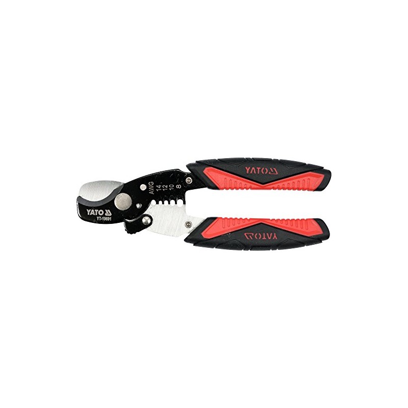 YATO professional wire cable stripper 170 mm long, cutter, 1.6-3.2