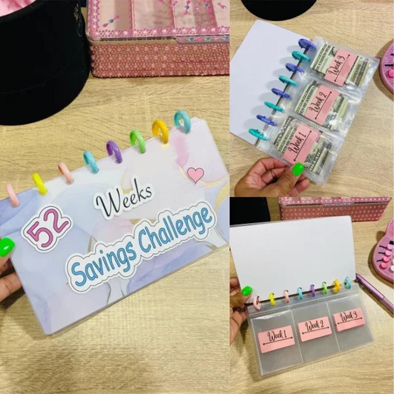 Savings Binder 52 Week Money Saving Challenge Binder Budget Binder
