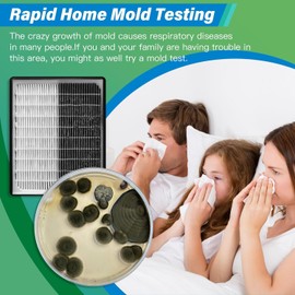 Mold Test Kit for Home - 12 Simple Detection Tests,Test HVAC System,Home Surfaces,& Indoor Air Quality Testing Kits,DIY Mold Detector at Home,Includes Detailed Mold Identification Guide,air Tester