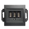 MCPOWER TAE-NFN Connection Box | FLAIR | Flush-Mounted Anthracite 3x