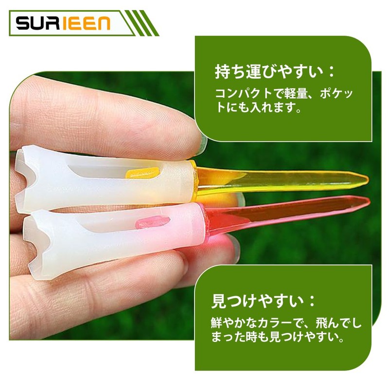 50 Pcs Golf Tee, Long Tee, 3.3 inches (83 mm),