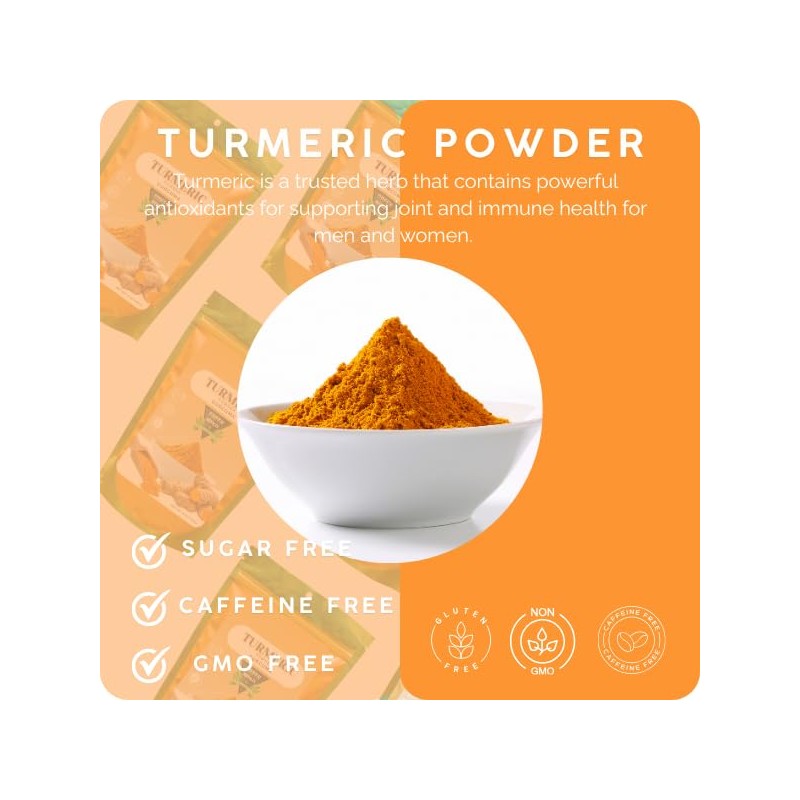 GREEN ROYALTY – Turmeric Powder 8oz | 100% Natural Ground