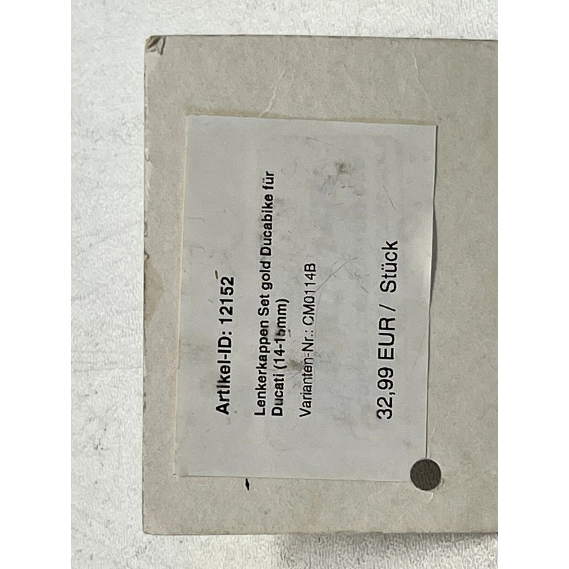 DUCABIKE CM0114B Handlebar End For 14-15MM Inner Diameter Ducabike Ducati