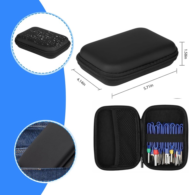 Yuiturt 36 Pcs Upgraded Terminal Removal Tool Kit, Pin Extractor