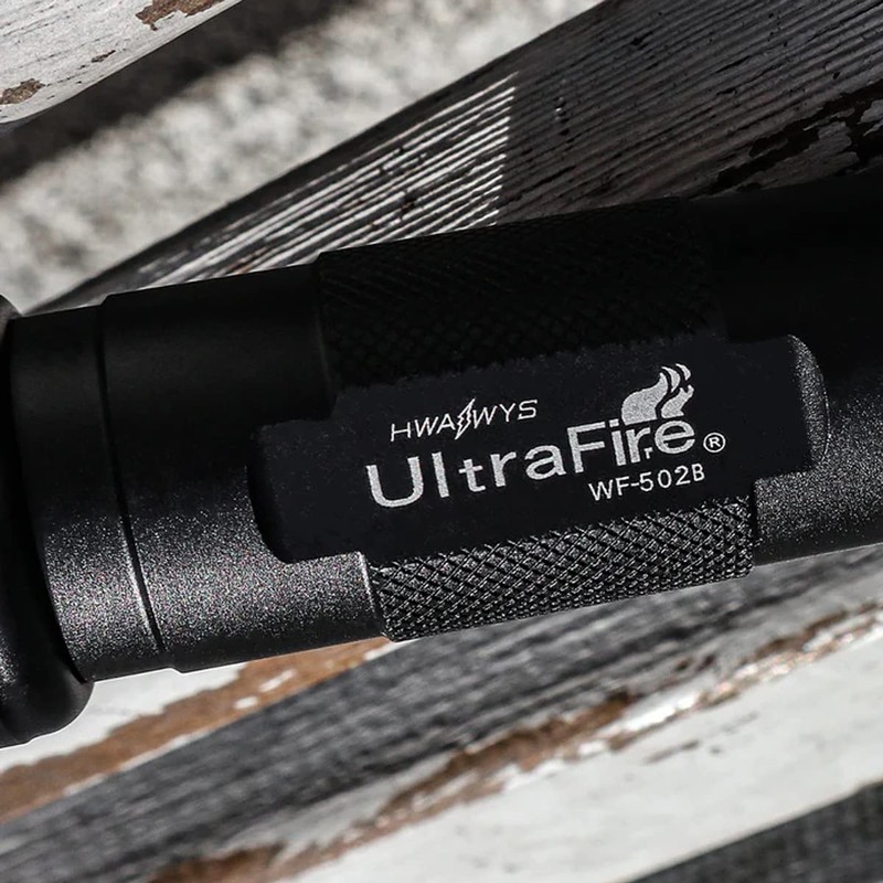 ULTRAFIRE WF-502B Mini LED Flashlight 1000 Lumens 5 Modes Tactical