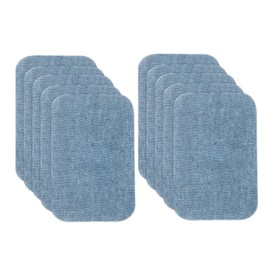 PATIKIL Denim Iron Patch Set of 12 Jeans Repair and Decoration Light Blue 3 x 1.9"